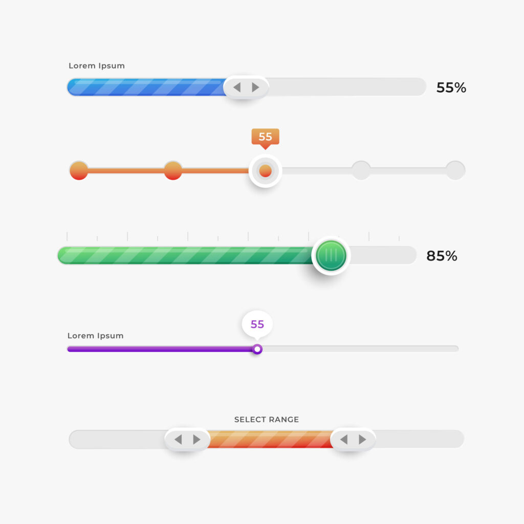 Articulate Storyline slide showing animated progress bar for learners